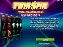 Twin Spin oyunu - Online casinoda slotu