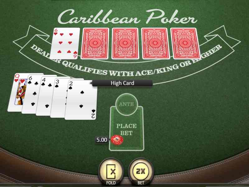 Poker in casino