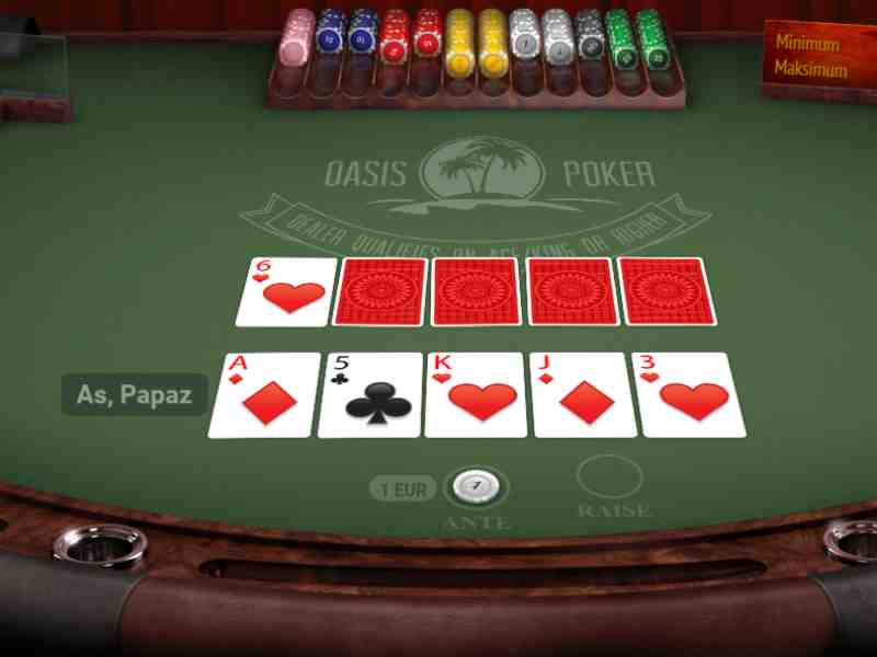 Casinoda Poker oyunu