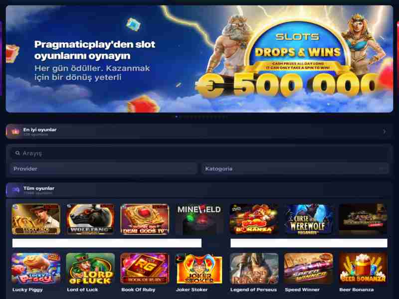 1win Online casinonun özellikleri