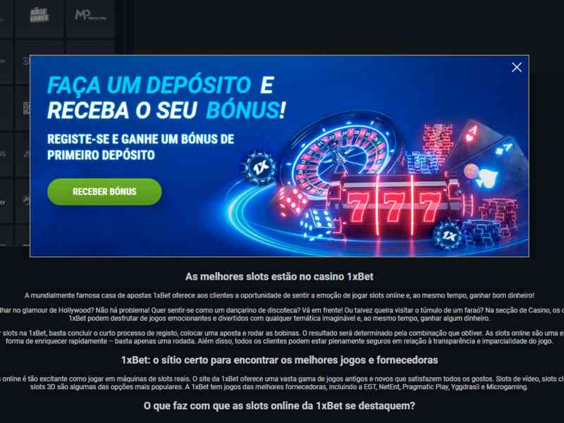 Promoções de bônus 1xBet