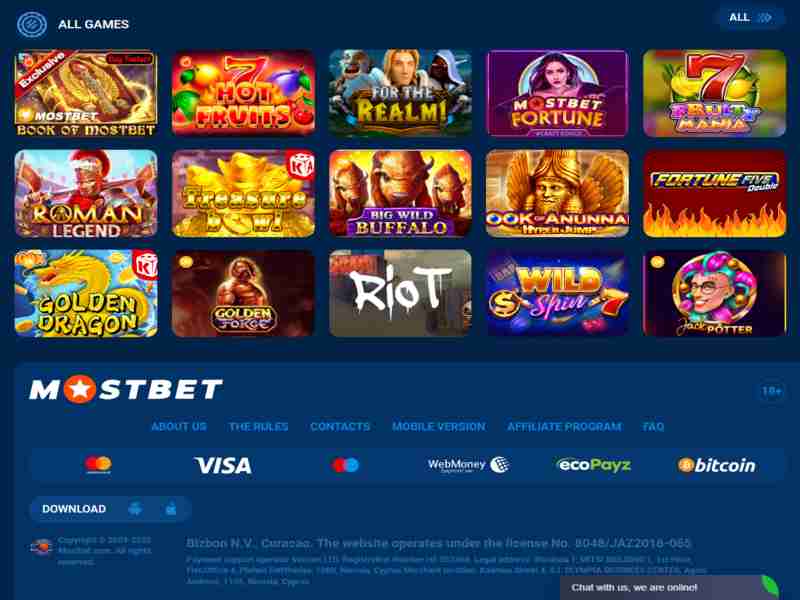 Mostbet online casino