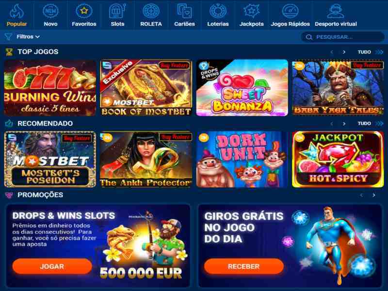 Casino virtual Mostbet