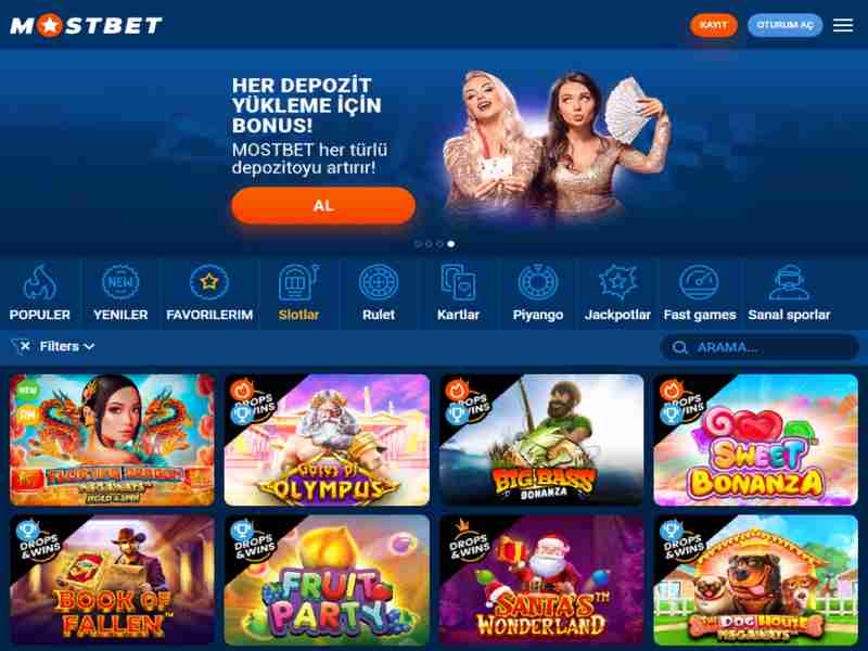 Mostbet sanal casino