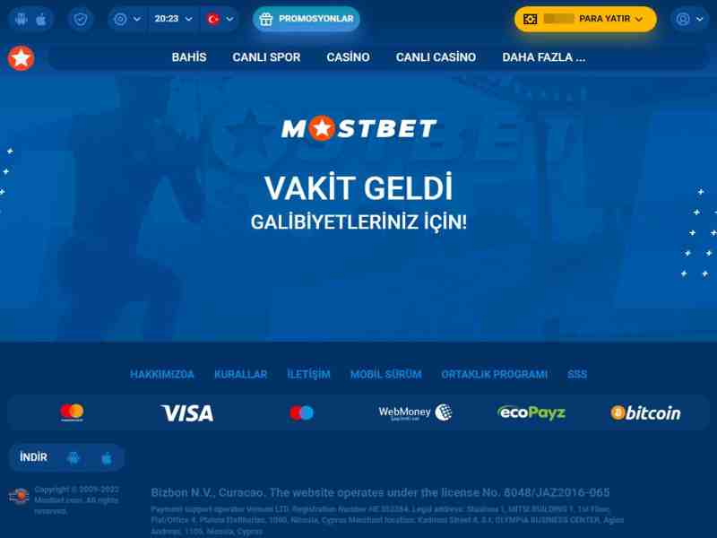 Mostbet casino ayna sitesi