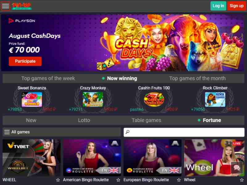Let's start playing online casino