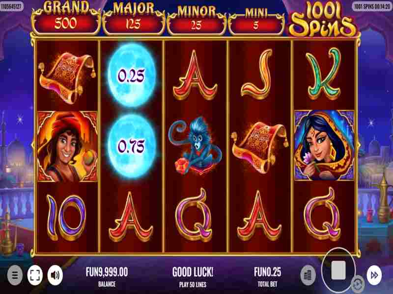 História da slot 1001 Spins