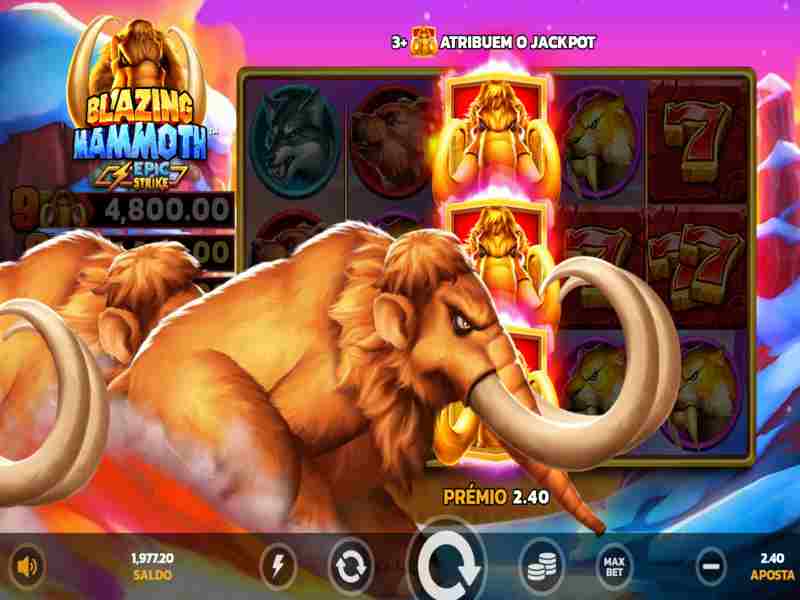 Enredo do slot Blazing Mammoth