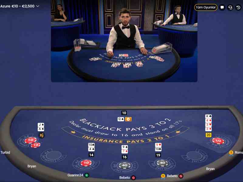 Blackjack Live oyununun özellikleri ve ip uçları