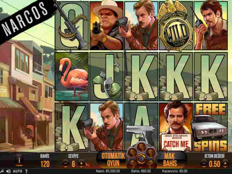 Narcos oyunu - çevrimiçi kumarhanede muhteşem slot