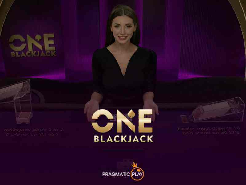 Jogo One Blackjack - jogo de cartas ao vivo em um cassino online