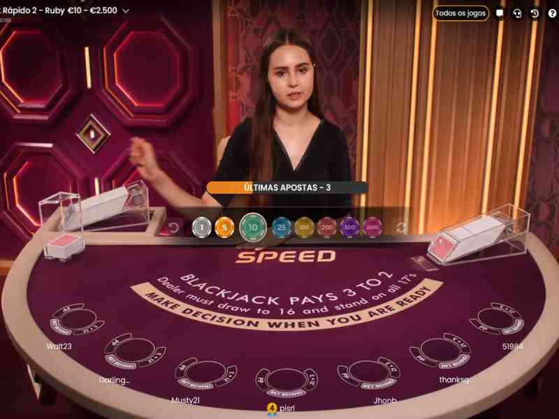 Estratégias e táticas do Speed Blackjack