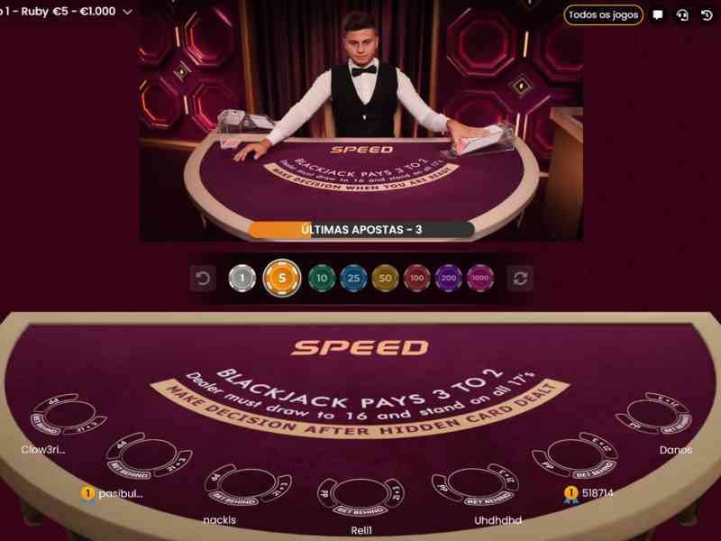 Onde jogar Blackjack rápido