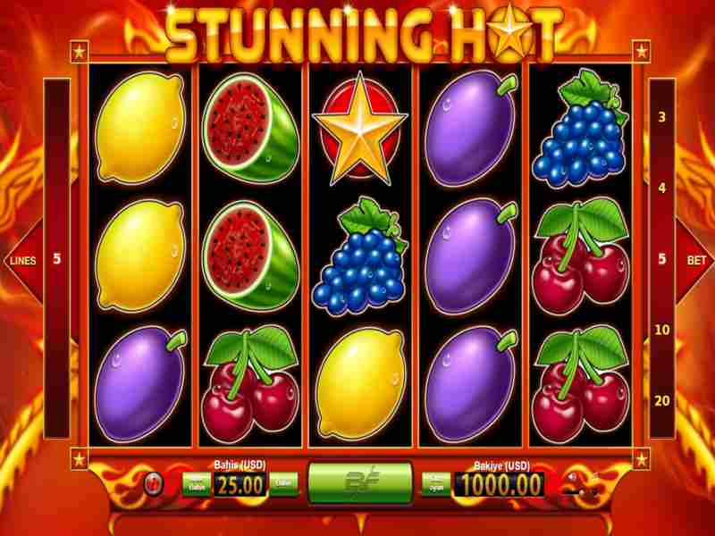 Stunning Hot oyun - çevrimiçi kumarhanede eğlenceli slot